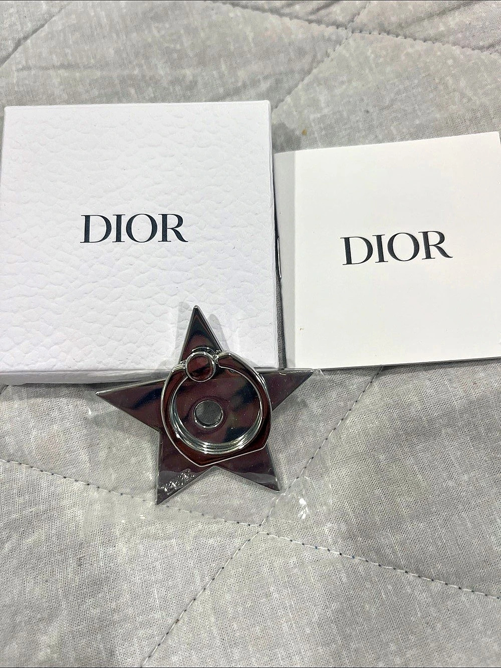 Dior Star phone Ring in Silver NWT